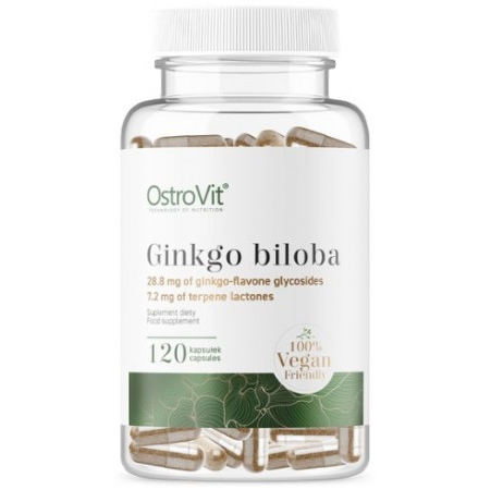Розумова активність OstroVit - Ginkgo Biloba VEGE (120 капсул)