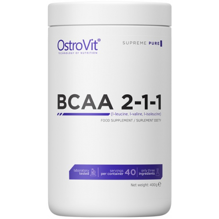 Аминокислоты OstroVit - BCAA 2-1-1 (400 грамм)