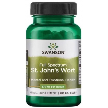 Звіробій Swanson - St. John's Wort 375 мг (60 капсул)