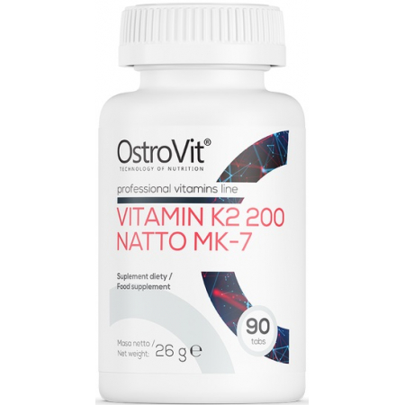 Вітаміни OstroVit - Vitamin K2 200 Natto MK-7 (90 таблеток)