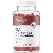 Жиросжигатель OstroVit - CLA + Green Tea + L-Carnitine (90 капсул)