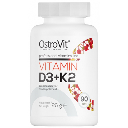 Вітамін OstroVit - Vitamin D3+K2 (90 таб)