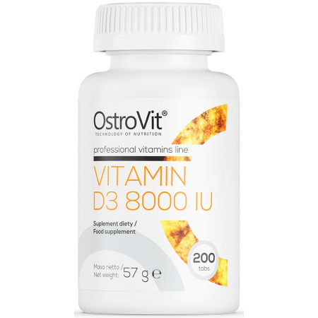 Vitamin OstroVit - Vitamin D3 8000 IU (200 tablets)