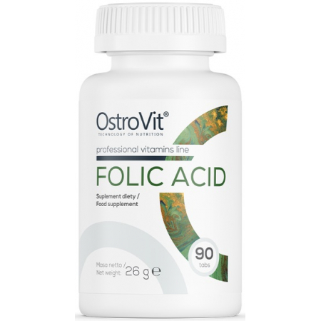 Витамин фолиевая кислота OstroVit - Folic Acid (90 таб)