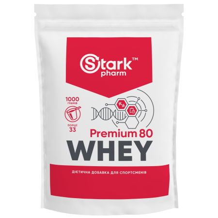 Сироватковий протеїн Stark Pharm - Stark Whey 80 Premium (1000 г)