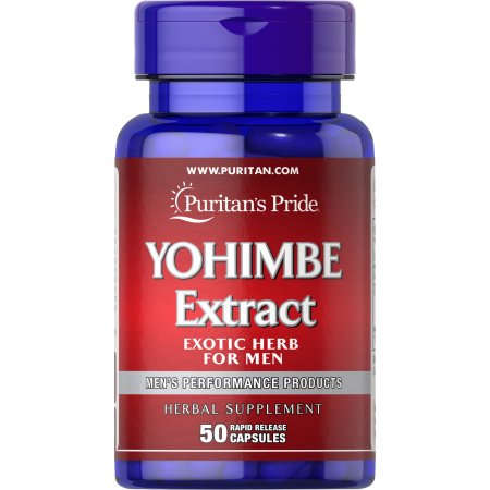 Puritan's Pride Yohimbine - Yohimbe Extract (50 capsules)