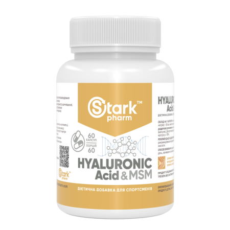 Hyaluronic Acid & MSM Stark Pharm - Stark Hyaluronic Acid & MSM 50 mg (60 capsules)