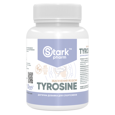 Творче мислення Stark Pharm - L-Tyrosine 500 мг (60 капсул)