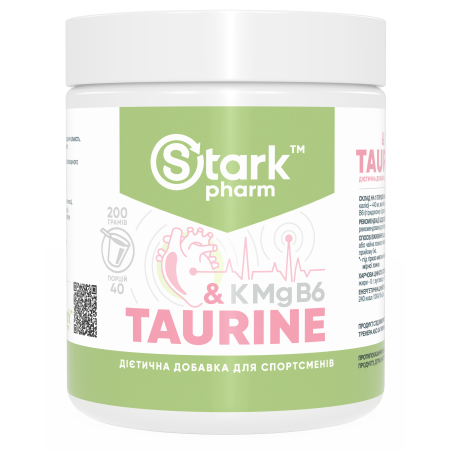 Таурін Stark Pharm - Taurine & KMgB6 (200 грам)