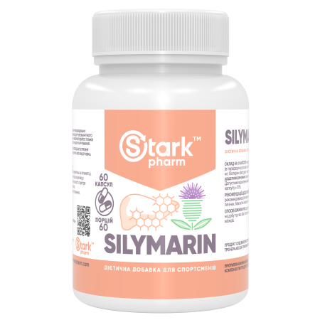 Silymarin 500 мг (60 капсул) екстракт расторошпи пятнистой силимарин