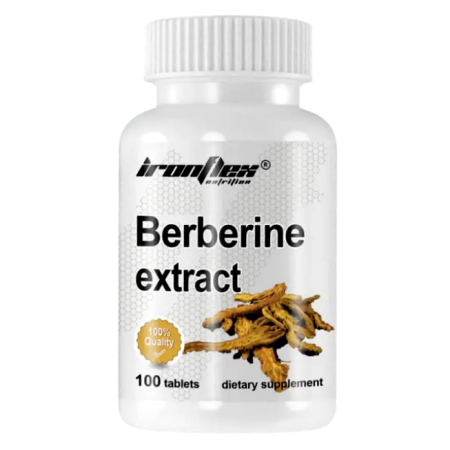 Регуляція цукру в крові IronFlex - Berberine Extract (100 таблеток)