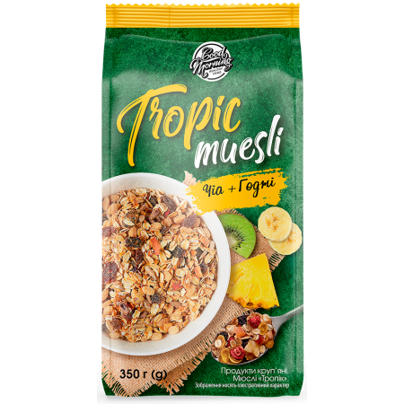 Muesli Vale - Muesli "Tropic" (350 grams) chia + goji