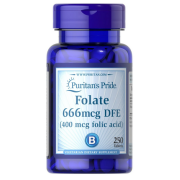 Фолиевая кислота Puritan's Pride - Folate 666 мкг DFE (250 таблеток)