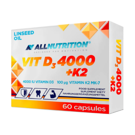 AllNutrition vitamins - Vit D3 4000 + K2 (60 capsules)