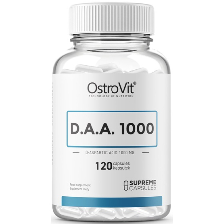 Д-Аспаргиновая кислота OstroVit - DAA 1000 мг (120 капсул)