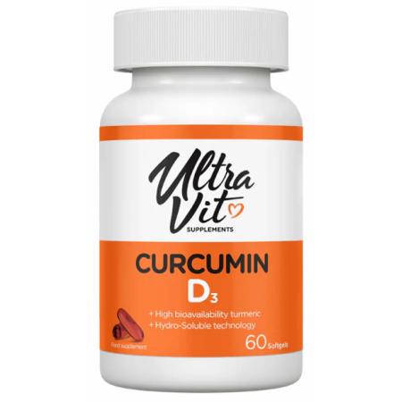 Curcumin with vitamin D3 VPLab - Curcumin+D3 (60 capsules)