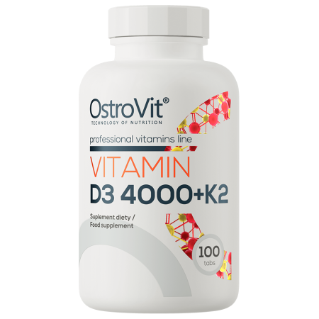 Вітаміни OstroVit - Vitamin D3 4000 + K2 (100 таблеток)