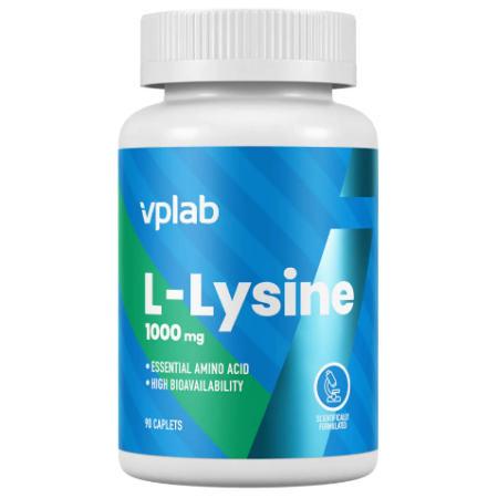 Лизин VPLab – L-Lysine 1000 мг (90 капсул)