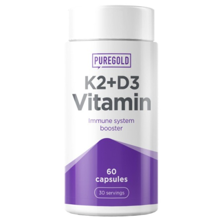 Вітаміни Pure Gold - Vitamin K2 + D3 (60 капсул)