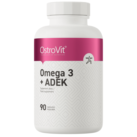 Омега OstroVit - Omega 3 + ADEK (90 капсул)
