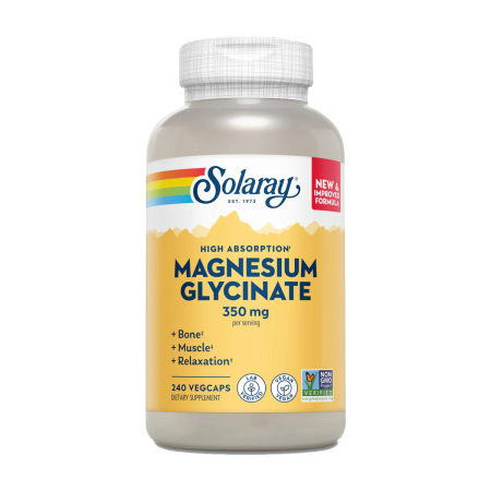 Магния глицинат Solaray – Magnesium Glycinate (240 капсул)