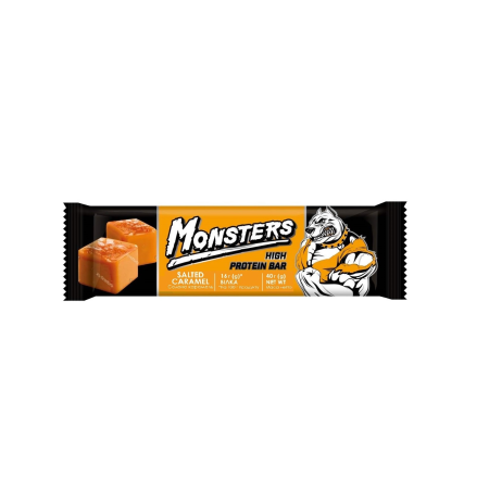 Протеїновий батончик Monsters - High Protein Bar (Salted Caramel) (40 грам)