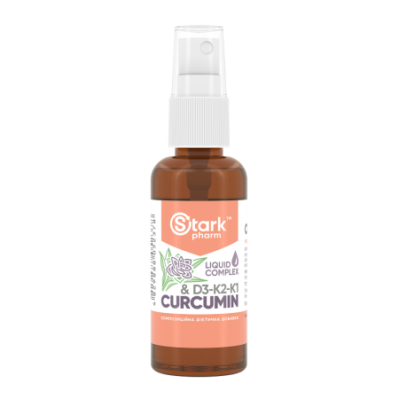 Curcumin + vitamins Stark Pharm - Stark Curcumin & D3-K2-K1 Liquid Extract (50 ml)