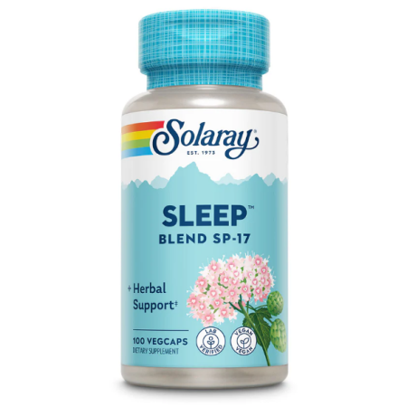 Добавка для сна Solaray – Sleep Blend SP-17 (100 капсул)
