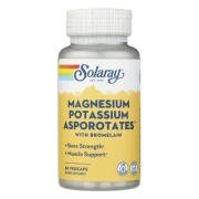 Аспоротати магнію та калію Solaray - Magnesium Potassium Asporotates (60 капсул)
