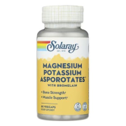 Аспоротаты магния и калия Solaray - Magnesium Potassium Asporotates (60 капсул)