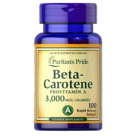 Бета-каротин Puritan's Pride - Beta-Carotene 10 000 IU (100 капсул)