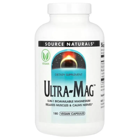 Source Naturals Magnesium Complex - Ultra Mag (180 Capsules)