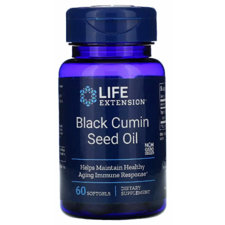 Олія з насіння чорного кмину Life Extension - Black Cumin Seed Oil (60 капсул)