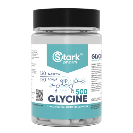 Glycine Stark Pharm - Stark Glycine Mega tabs 500 mg (120 tablets)