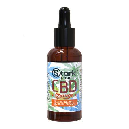 Канабидиол Stark Pharm – Stark CBD (спрей кбд, сбд) 25 мг (30 мл), вкус апельсин