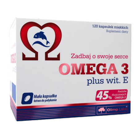 Омега Olimp Labs - Omega 3 45% plus vit. E (120 капсул)