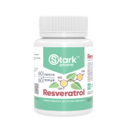 Ресвератрол Stark Pharm – Stark Resveratrol, природный антиоксидант 100 мг (60 капсул)