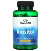 Swanson Inositol - Inositol 650 mg, for nervous system health (100 capsules)