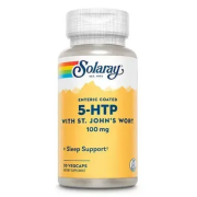Гидрокситриптофан (5-HTP) + Зверобой Solaray - 5-HTP with St. John`s Wort 100 мг (30 капсул)