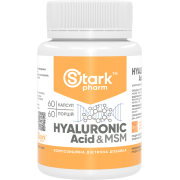 Гіалуронова кислота & ЧСЧ Stark Pharm - Stark Hyaluronic Acid & MSM 50 мг (60 капсул)