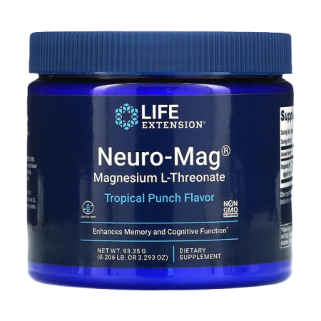 Магний L-треонат Life Extension – Neuro-Mag, треонат магния (93,35 граммов)