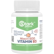 Niacin Stark Pharm - Stark Niacin (Vitamin B3 with Flush) 500 mg (100 tablets) (vitamin B3 with flushing effect)
