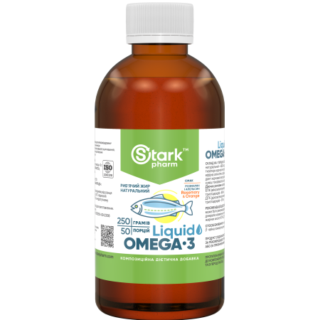 Омега Stark Pharm - Stark Omega-3 Liquid (250 мл) (рыбный жир)