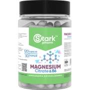 Магний & B6 Stark Pharm - Stark Magnesium Citrate & B6 (120 капсул)
